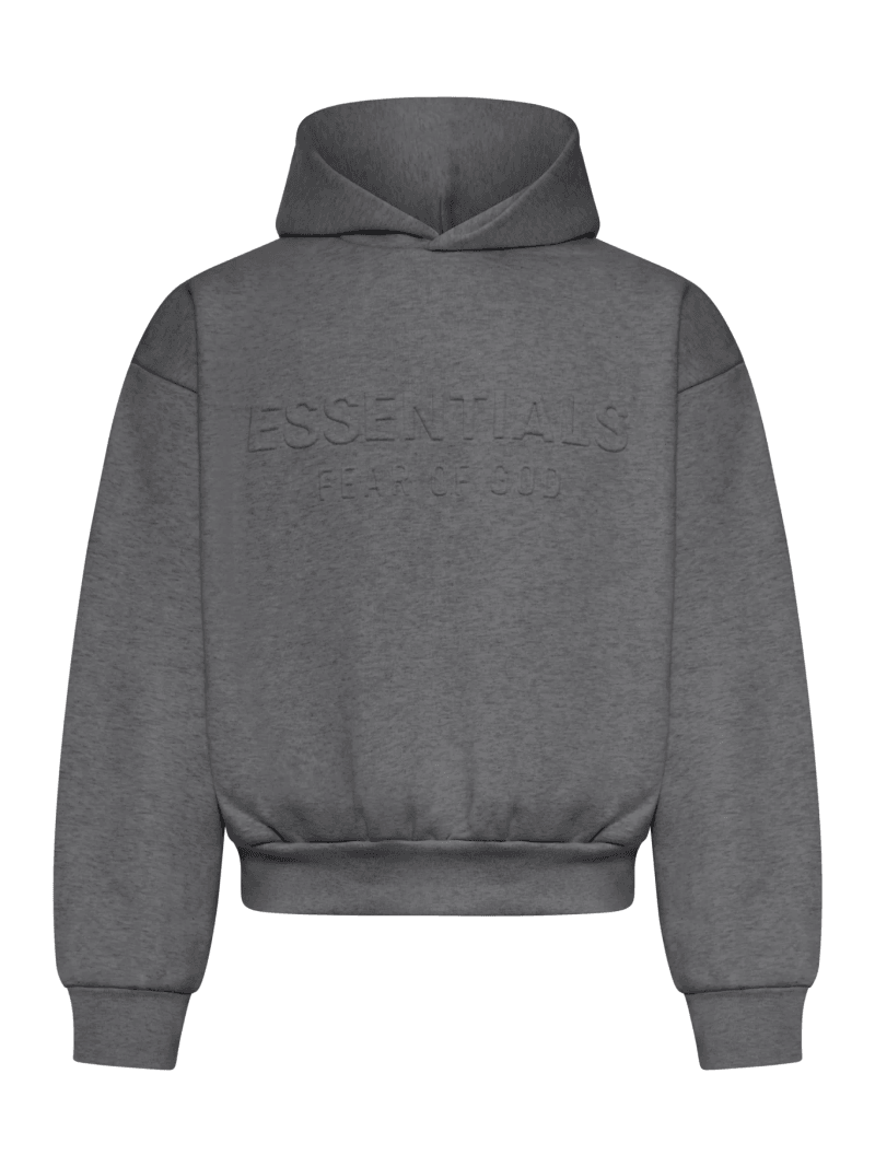 CLASSIC HOODIE WITH EMBOSSED LOGO - Fear Of God Essentials - Man