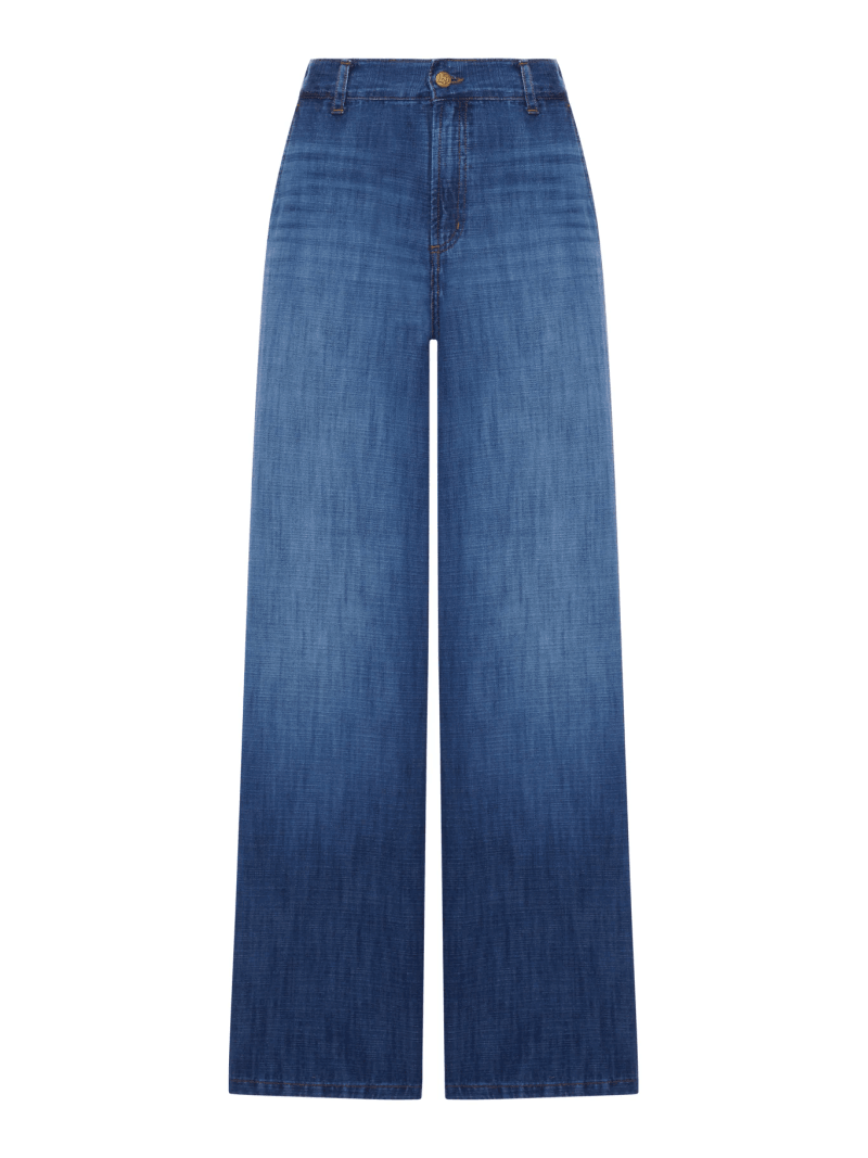 WIDE LEG MARLENE JEANS IN DENIM - Lois - Woman