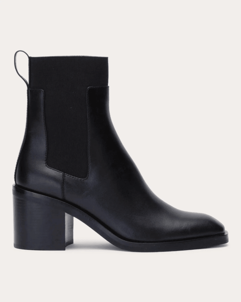 3.1 Phillip Lim Women's Alexa Leather Chelsea Boot in Black Leather/Rubber