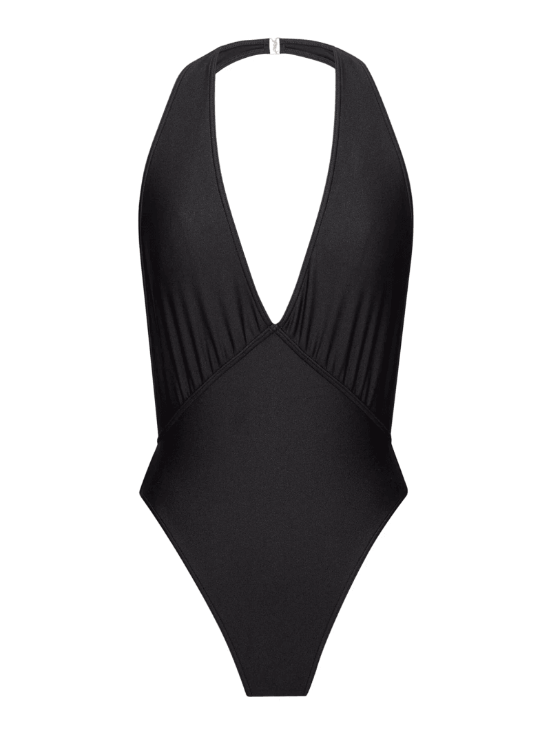 SWIMSUIT WITH HALTER NECKLINE - Saint Laurent - Woman