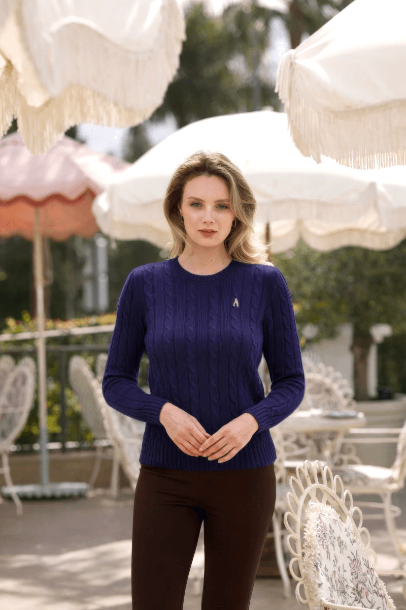 Gaâla Paris Pull en coton et cachemire Christina
