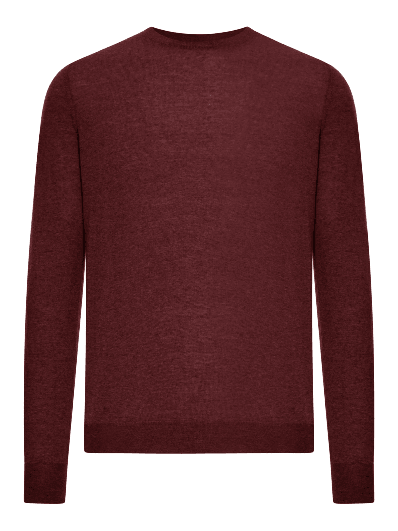 CREWNECK SWEATER IN VIRGIN WOOL - Nome G - Man