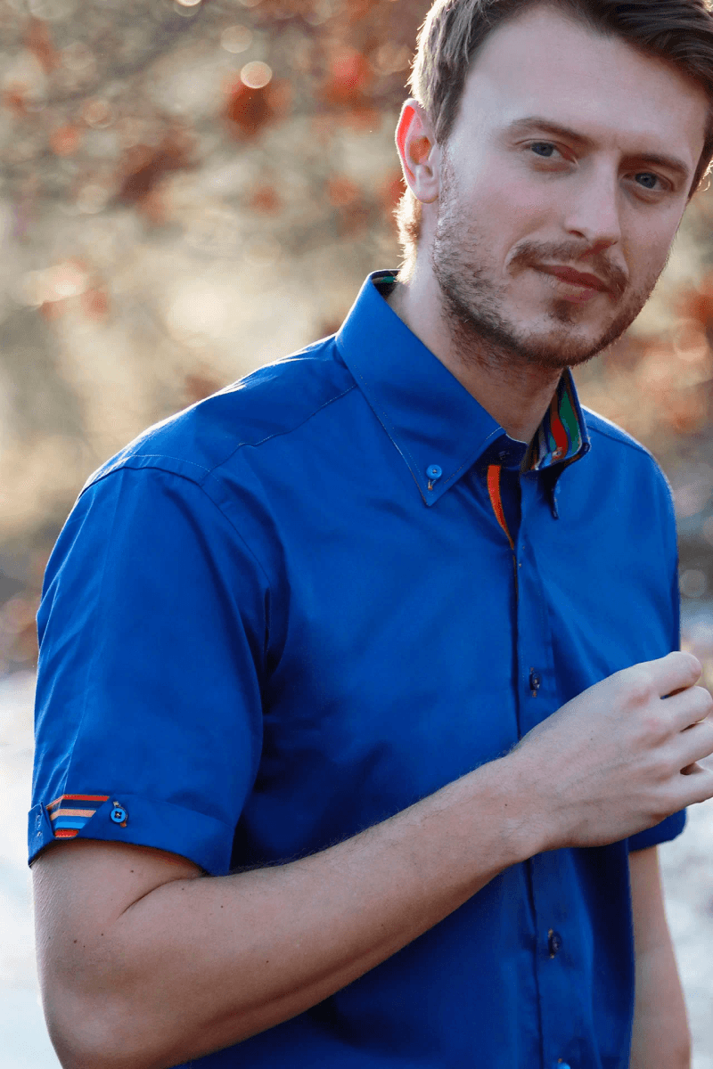 CLASSIC SATIN COTTON SHORT SLEEVE SHIRT PEGASUS EDITION