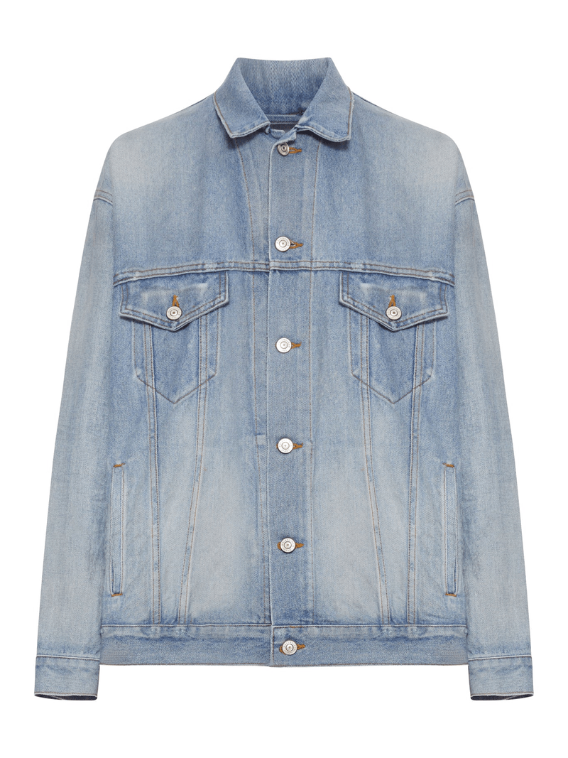 WOMEN`S REGULAR FIT DENIM JACKET - Balenciaga - Woman