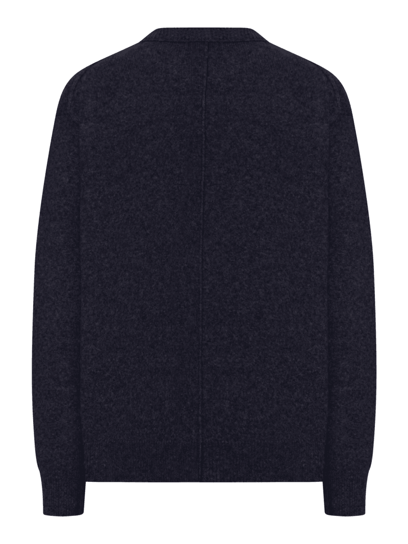 CREW NECK SWEATER IN MELANGE EFFECT WOOL - Roberto Collina - Man