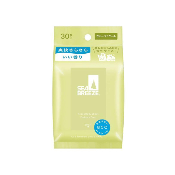 Fine Today - Sea Breeze Face & Body Ice Sheet - 30 sheets - Verbena Cool