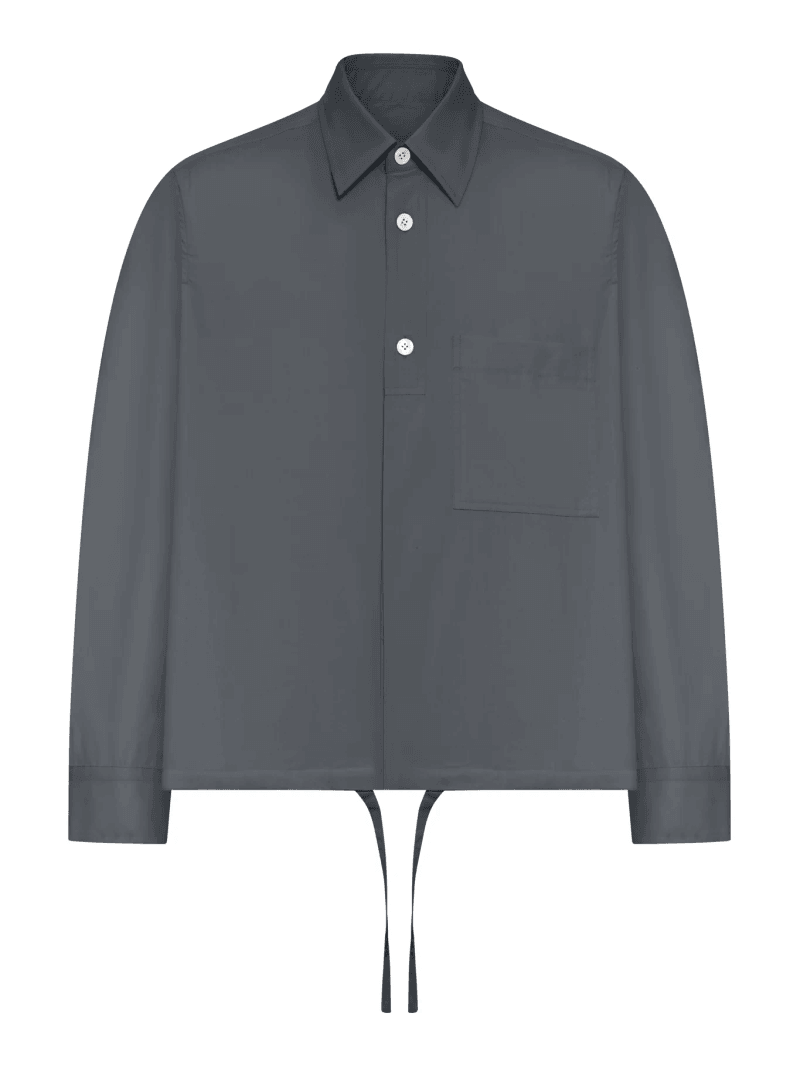 COTTON AND SILK BLEND RESEARCH SHIRT - Lardini - Man