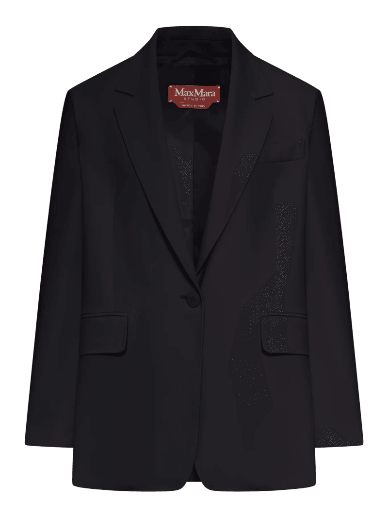 SINGLE-BREASTED CADY BLAZER - Max Mara Studio - Woman