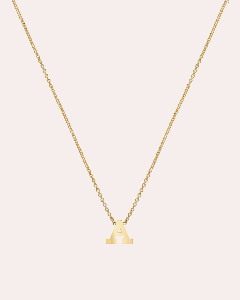 Zoe Lev Women's 14k Gold Initial Pendant Necklace