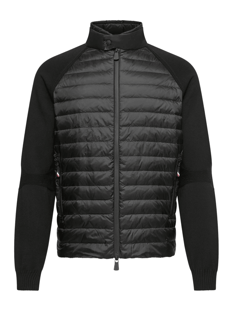 PADDED CARDIGAN WITH ZIP - Moncler Grenoble - Man