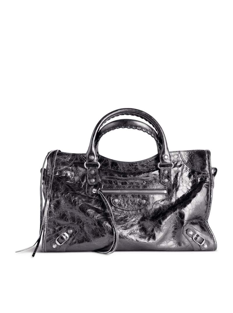LE CITY MEDIUM BAG IN STEEL GREY - Balenciaga - Woman