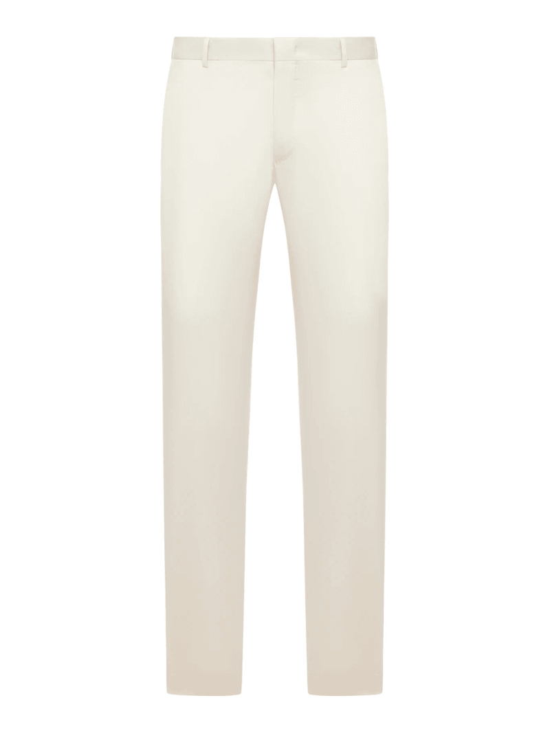 TAILORED COTTON BLEND TROUSERS - Pt Torino - Man