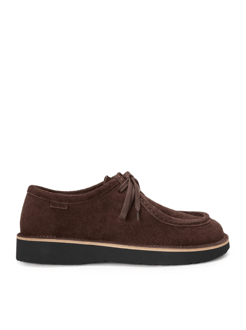 FARO LACE-UP SHOES IN SUEDE CALFSKIN - Loewe - Man