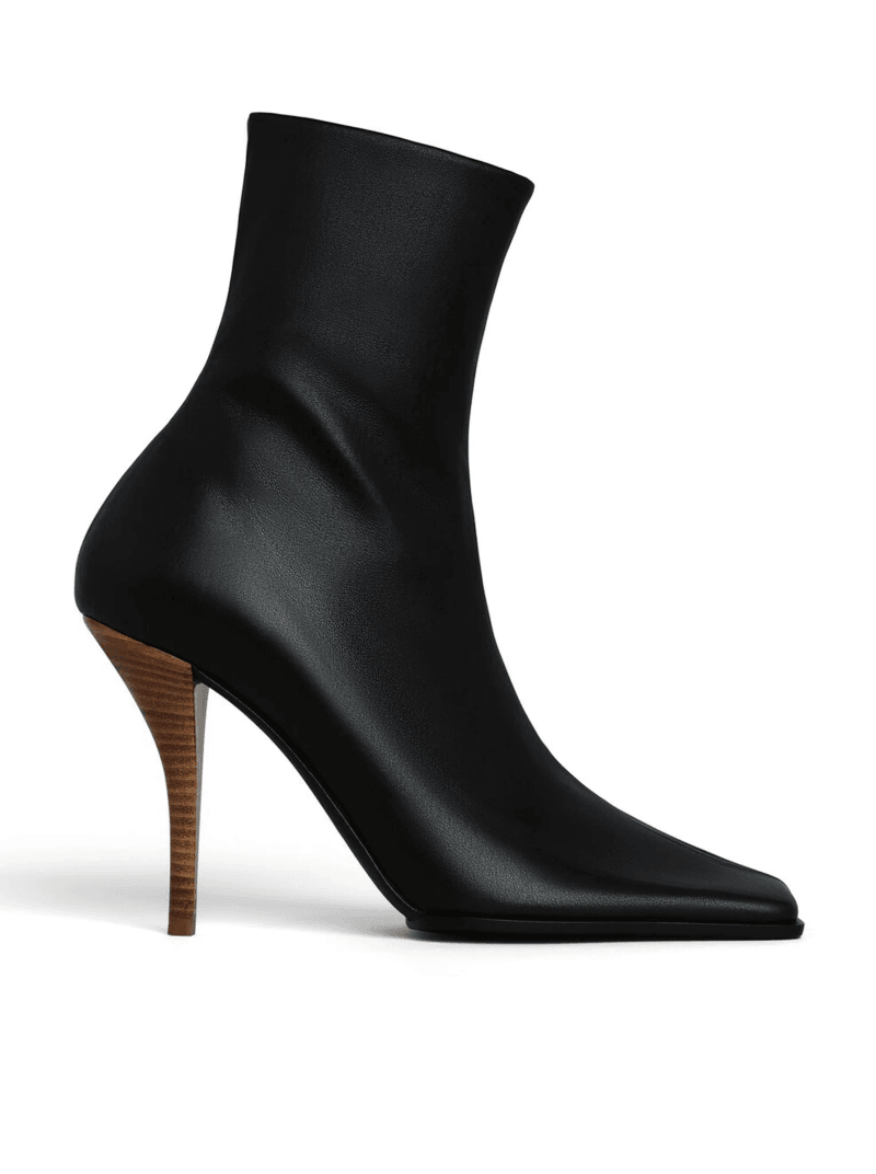 SQUARE LEATHER BOOTS - Alaia - Woman