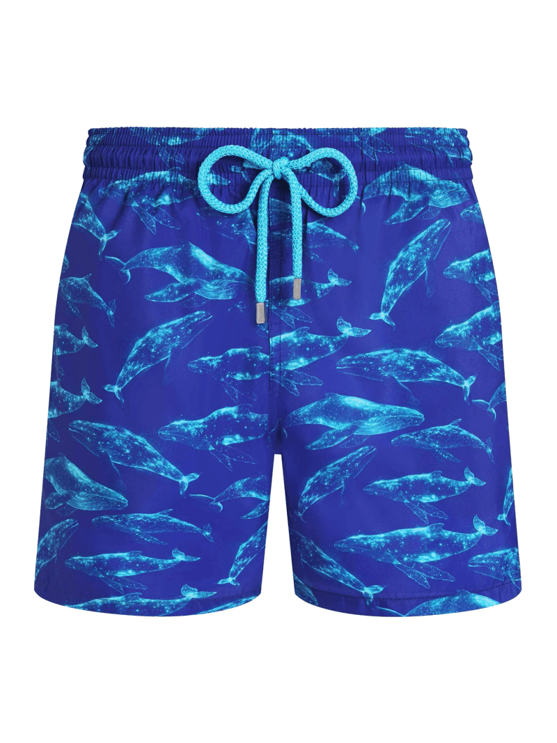 ULTRALIGHT AND FOLDABLE MEN`S SWIM SHORTS WITH PRINT - Vilebrequin - Man