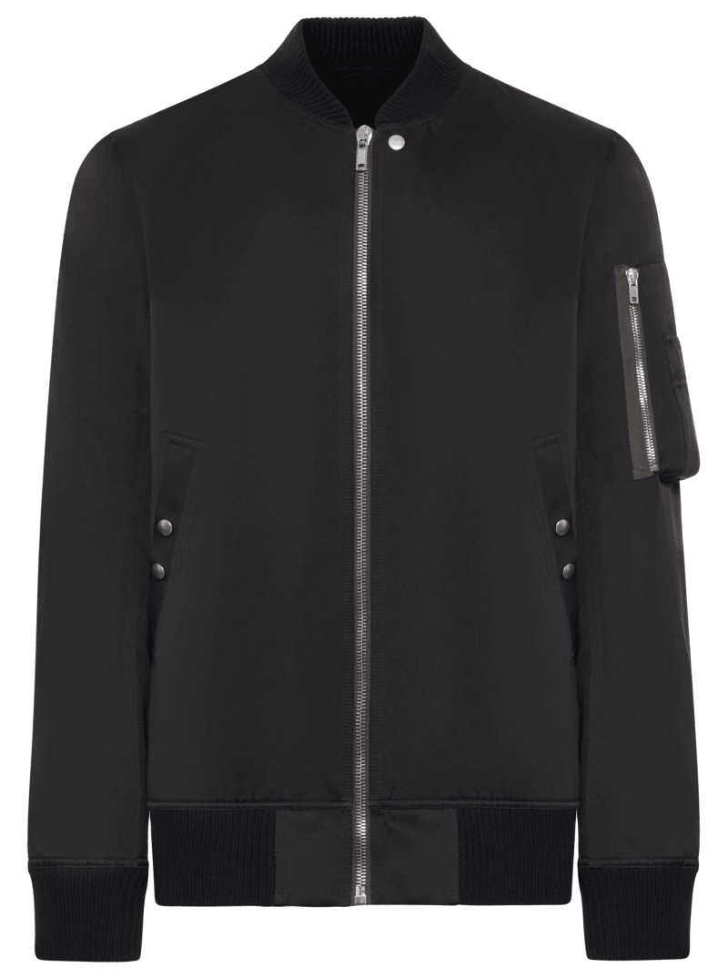 PADDED BOMBER JACKET WITH ZIP - Rick Owens - Man