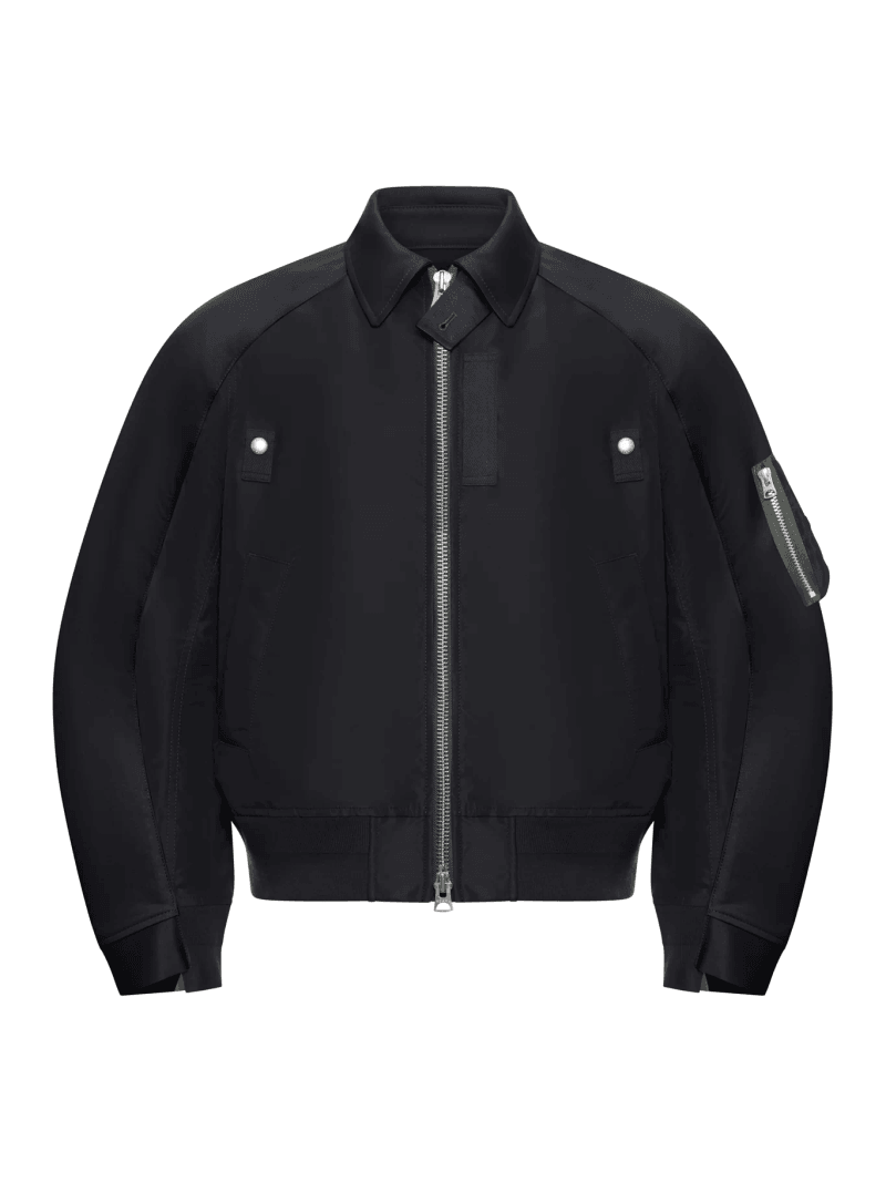 COTTON CHINO X NYLON TWILL BLOUSON - Sacai - Man