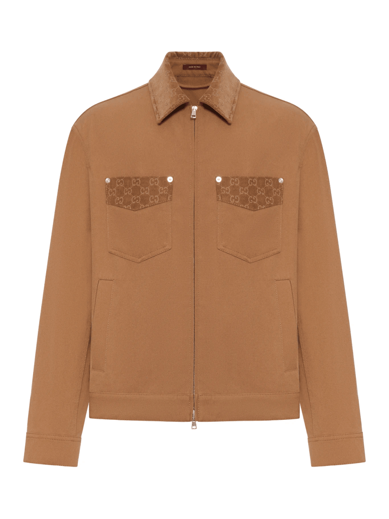 SPW JACKET IN HEAVY COTTON CANVAS - Gucci - Man