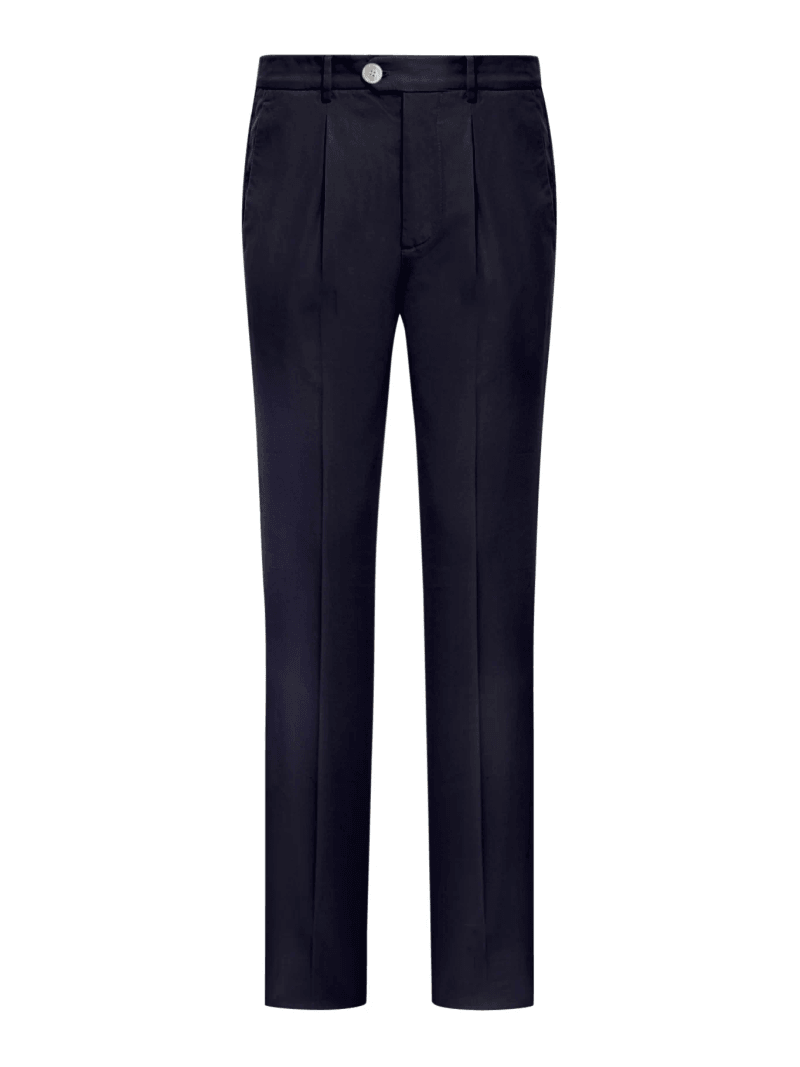 COTTON BLEND CHINO PANTS - Brunello Cucinelli - Man