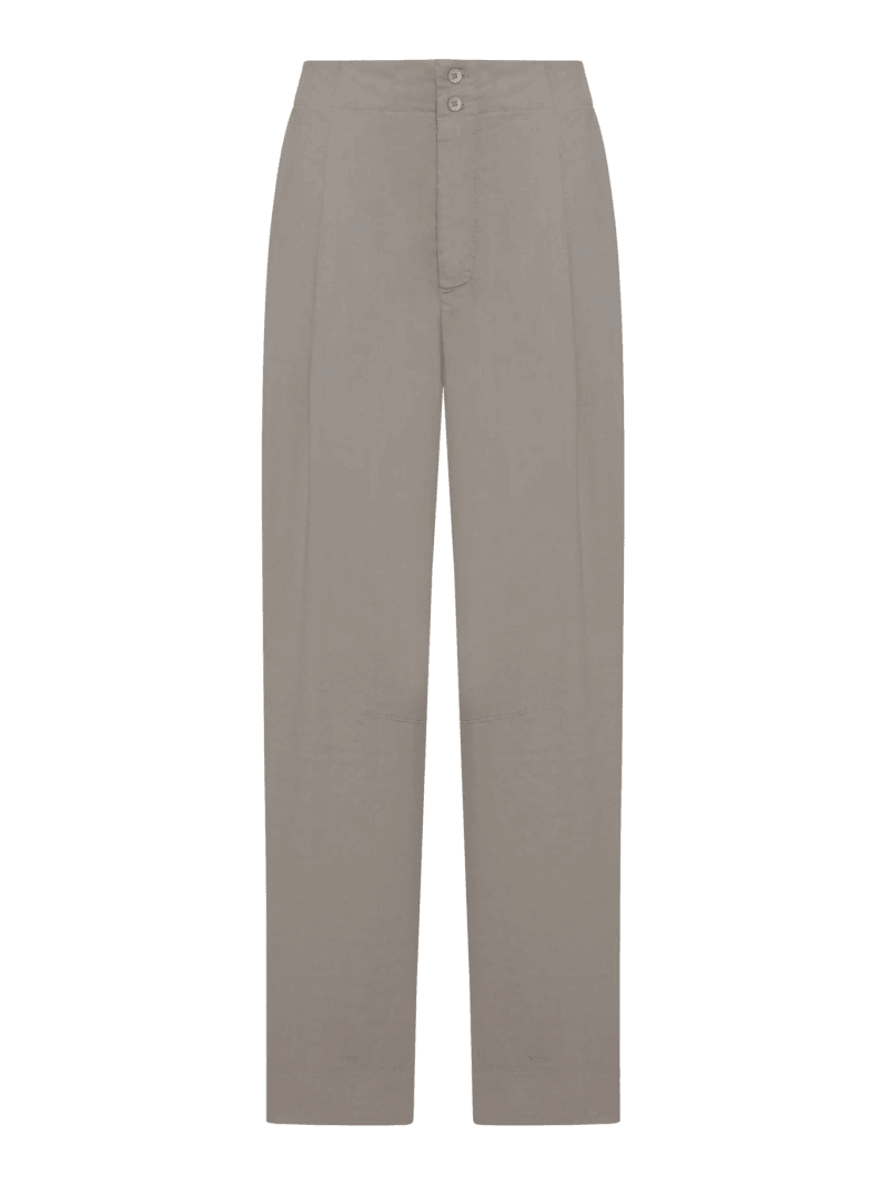 HIGH-WAISTED COTTON TROUSERS - Transit - Woman