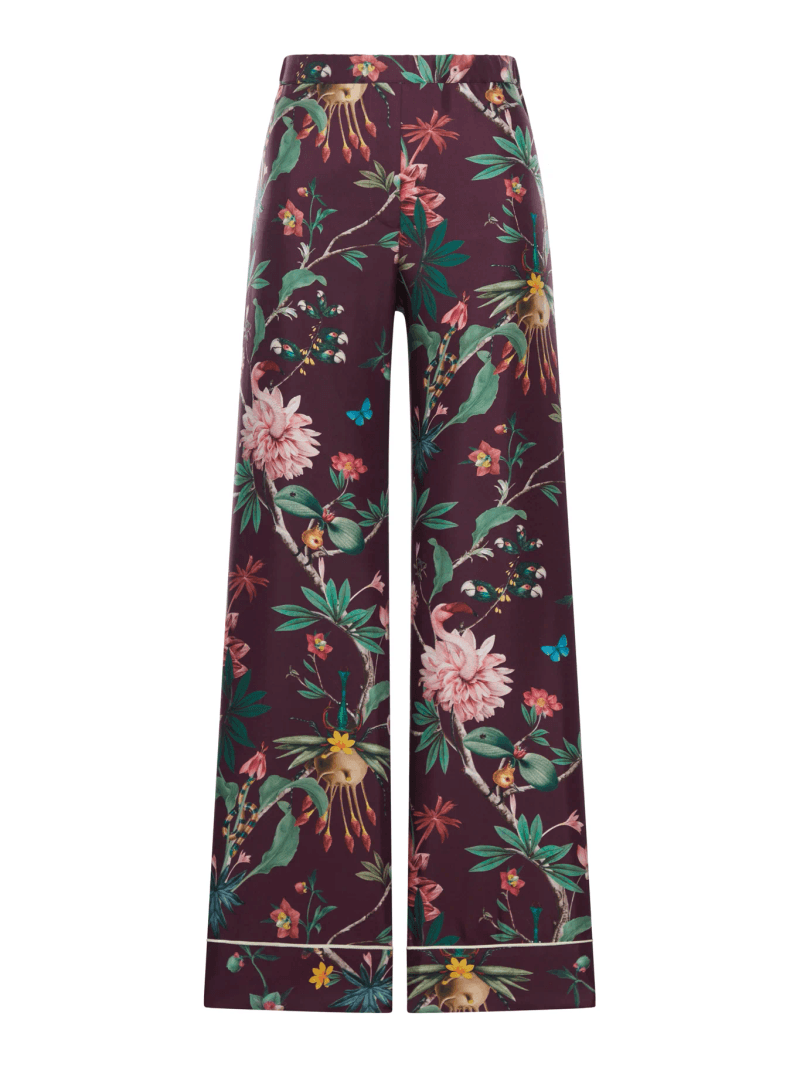 SILK TWILL TROUSERS - La Double J - Woman