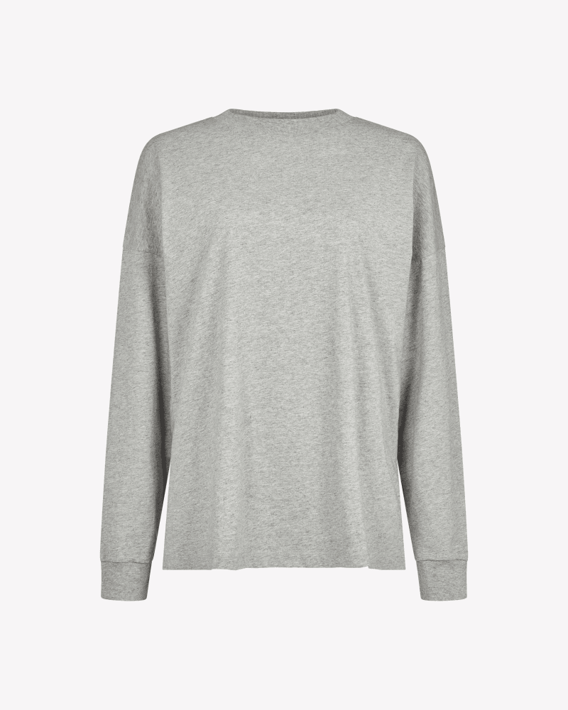 Classic Cotton Long Sleeve T-Shirt - Grey