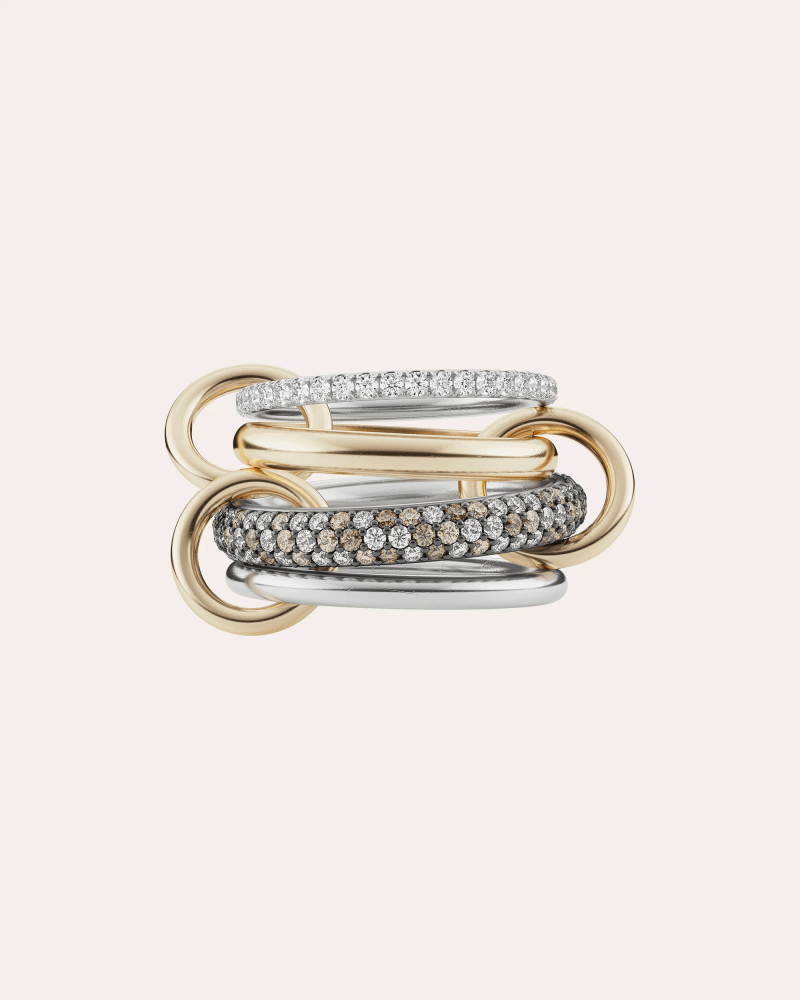 Spinelli Kilcollin Women's Diamond & 18k Gold Two-Tone Vega Ring