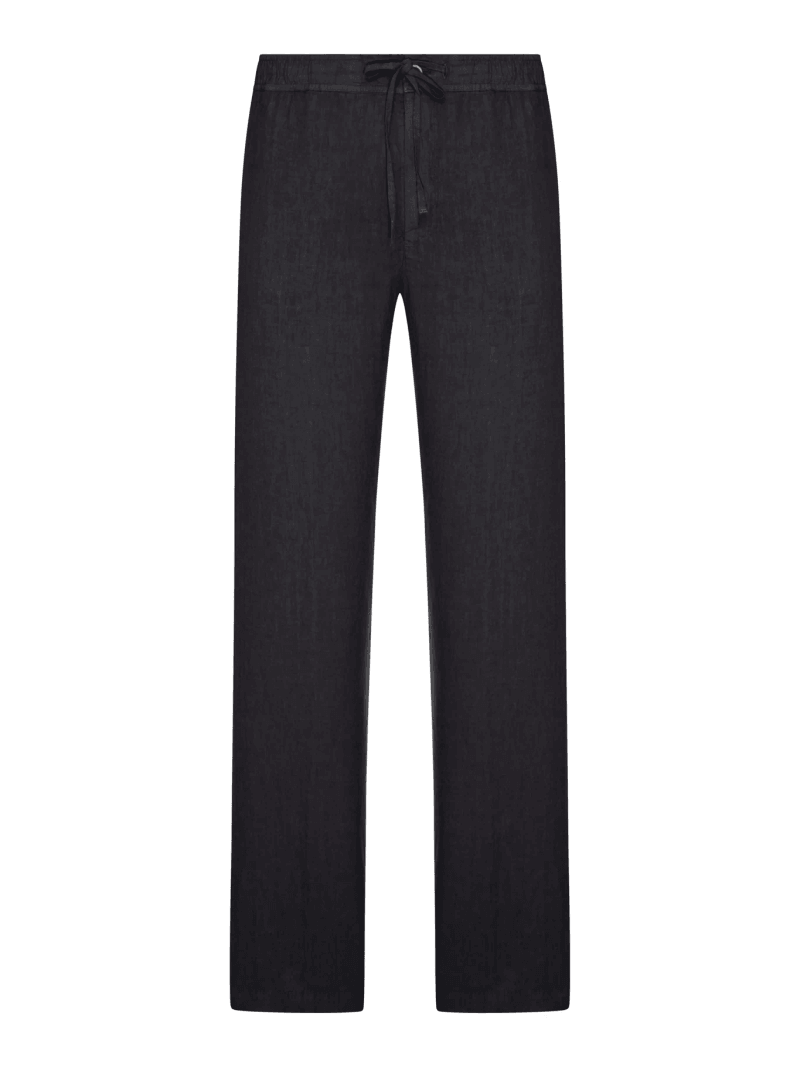 LINEN TROUSERS WITH DRAWSTRING WAIST - 120% Lino - Man