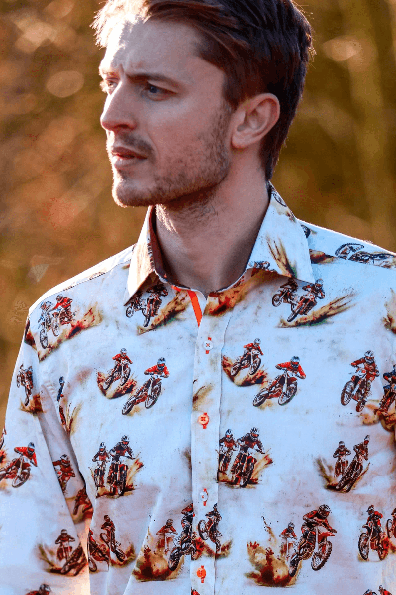 THE MOTOCROSS MAYHEM PRINT SHIRT