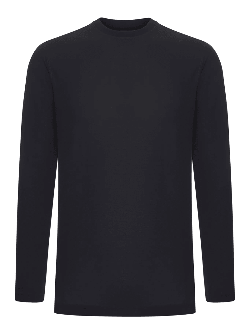 SLIM FIT LONG-SLEEVED ICE COTTON T-SHIRT - Zanone - Man