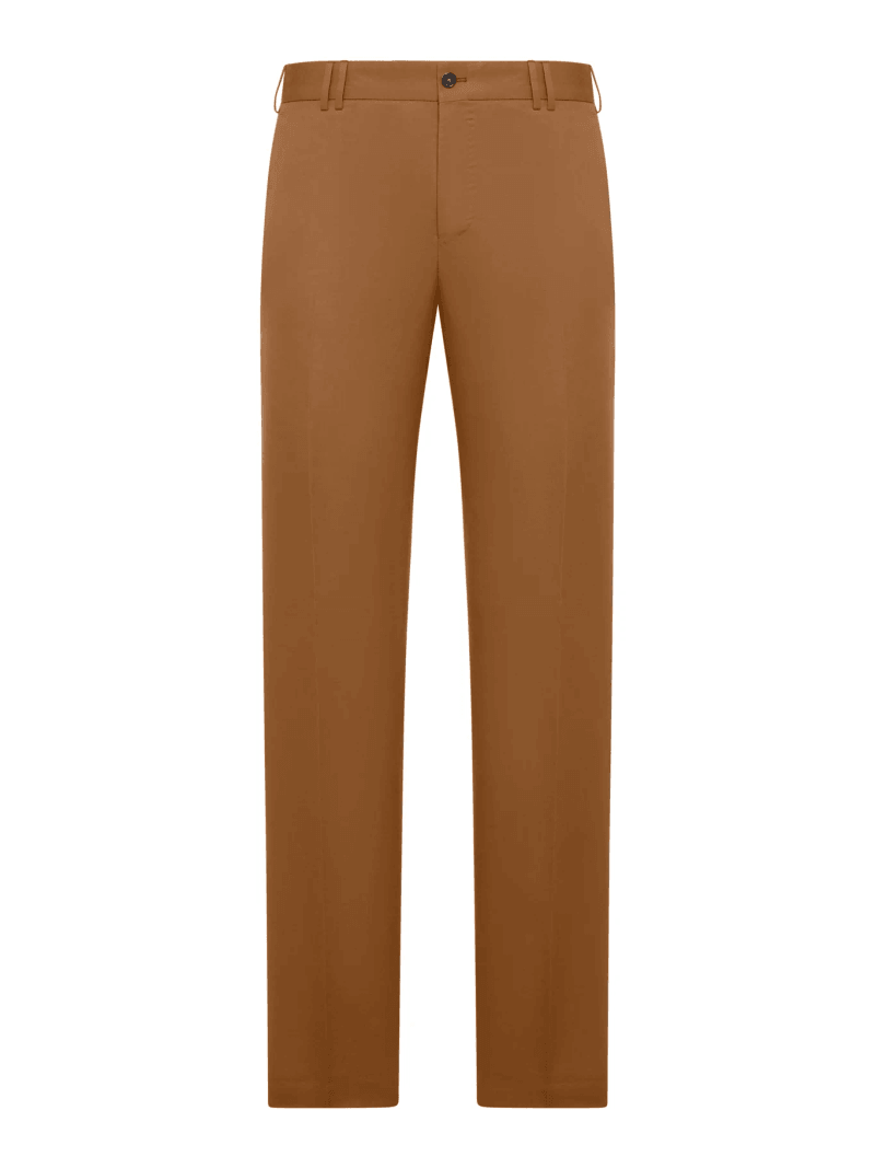 TAILORED TROUSERS IN LINEN AND COTTON BLEND - Pt Torino - Man