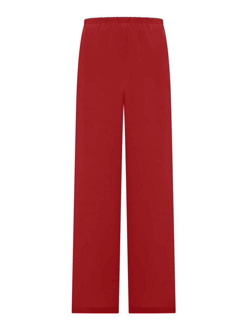 MAGA PANTS IN SILK CRÊPE DE CHINE - Max Mara Pure - Woman