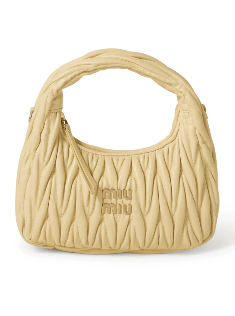 WANDER HOBO BAG IN QUILTED NAPPA - Miu Miu - Woman