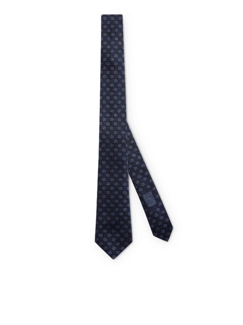 SILK JACQUARD TIE GG - Gucci - Man