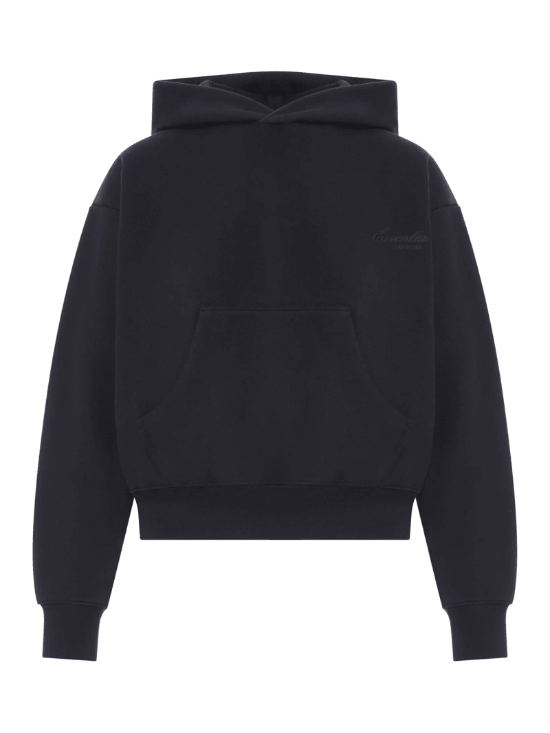 COTTON BLEND HOODIE WITH LOGO - Fear Of God Essentials - Woman