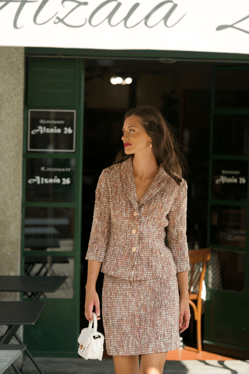 Gaâla Paris Ensemble deux pièces veste à manches longues et mini-jupe Margaux