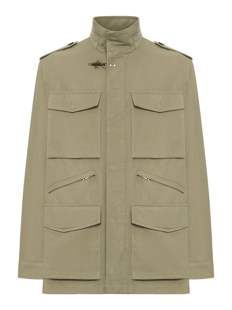 EXPLORER FIELD JACKET IN WASHED COTTON - Fay Archive - Man