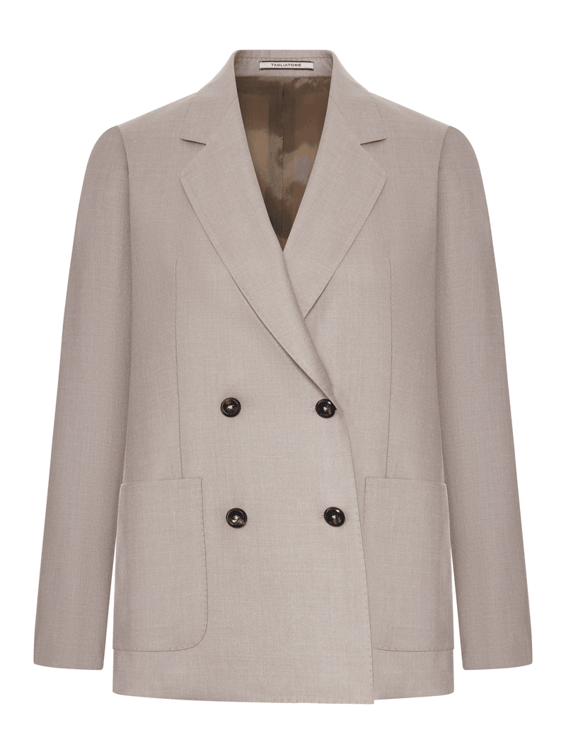 PARIS DOUBLE-BREASTED TAILORED BLAZER - Tagliatore - Woman