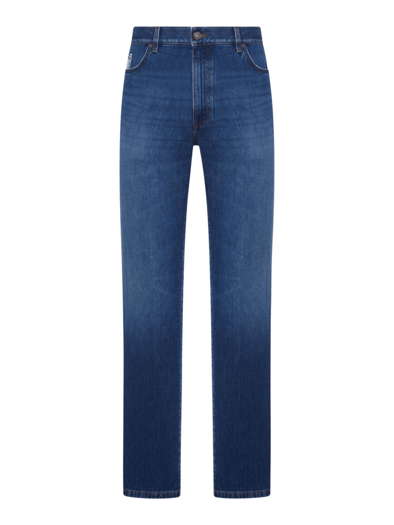 VINTAGE STRETCH DENIM JEANS - Zegna - Man