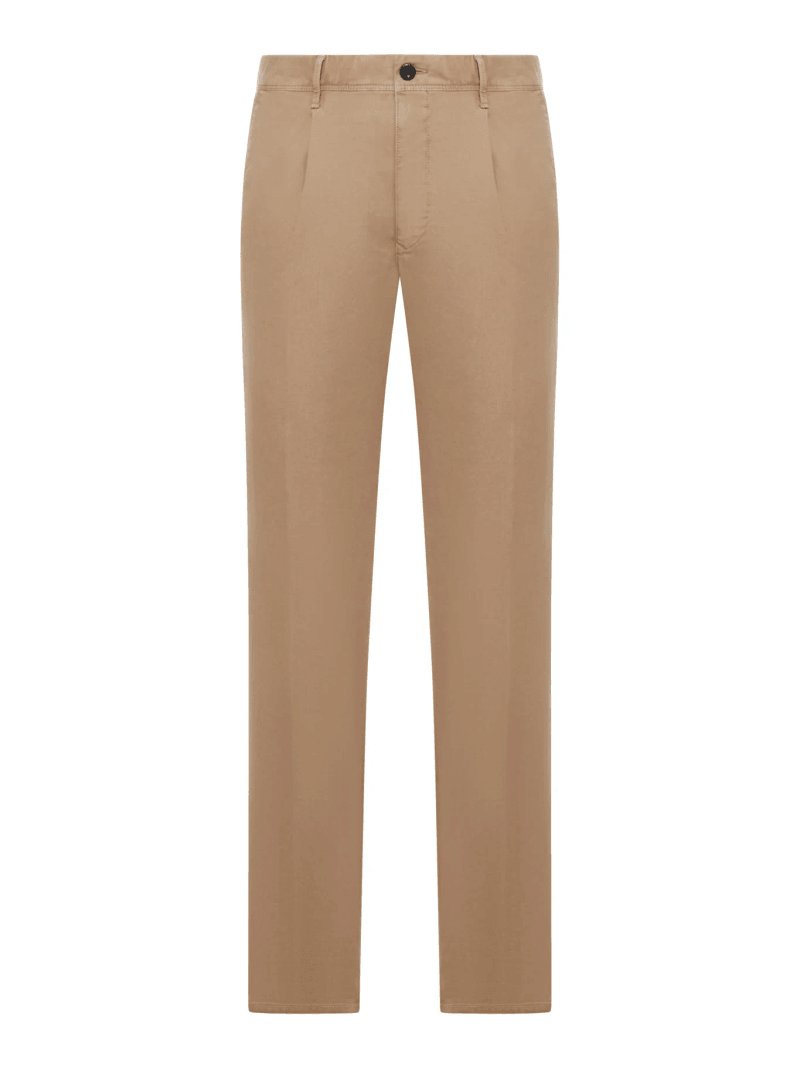 TAILORED COTTON TROUSERS - Incotex - Man