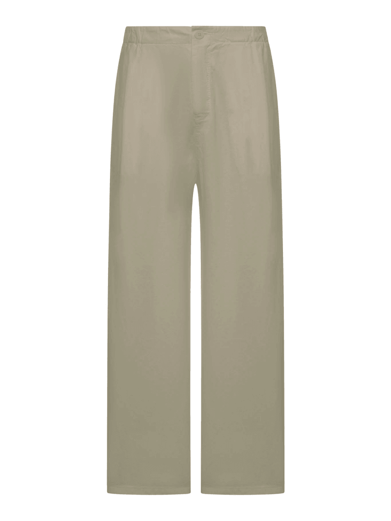 WIDE-LEG LINEN BLEND TROUSERS - Transit - Man