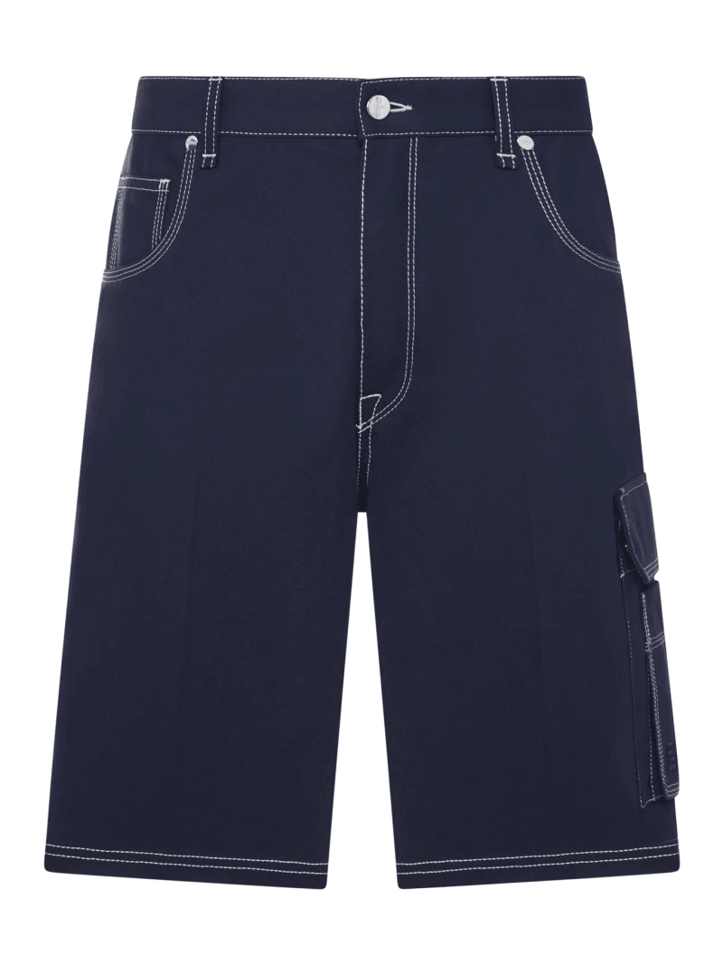 COTTON CANVAS CARGO BERMUDA SHORTS - Fendi - Man