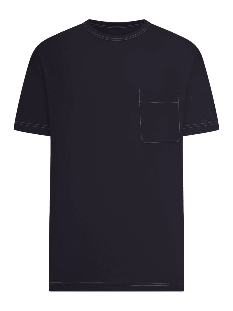 SHORT-SLEEVED BOXY T-SHIRT IN HEAVY JERSEY - Lemaire - Man