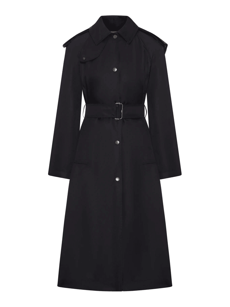 LONG NYLON CAR COAT WITH HOOD - Burberry - Woman