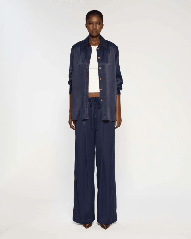 Slouchy Jogger - Navy Blue