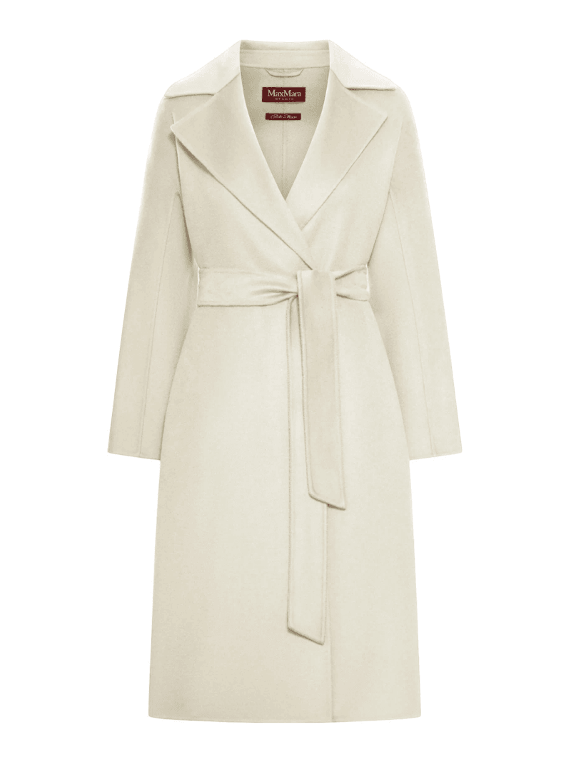 CASHMERE COAT WITH BELT - Max Mara Studio - Woman