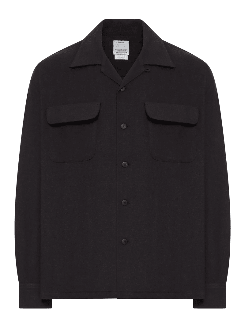 WOOL OVERSHIRT WITH PATCH POCKETS - Visvim - Man