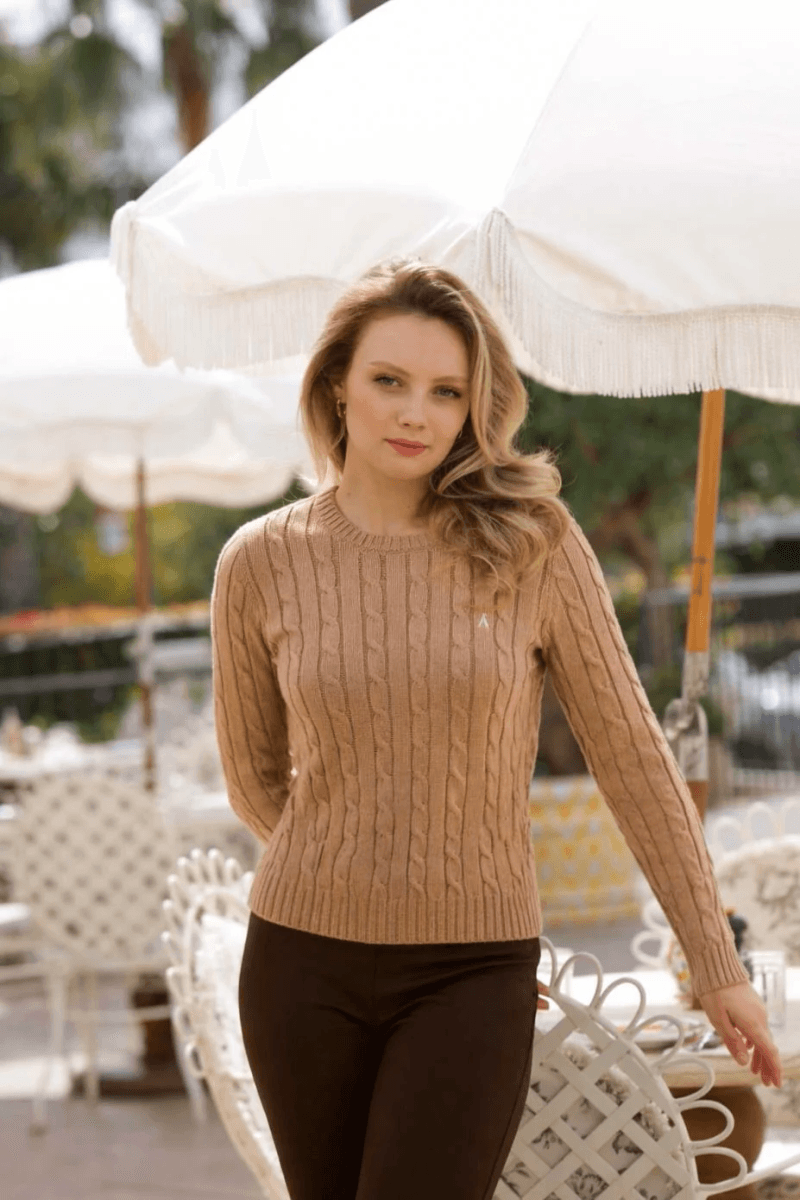 Gaâla Paris Cable Knit Sweater Christina