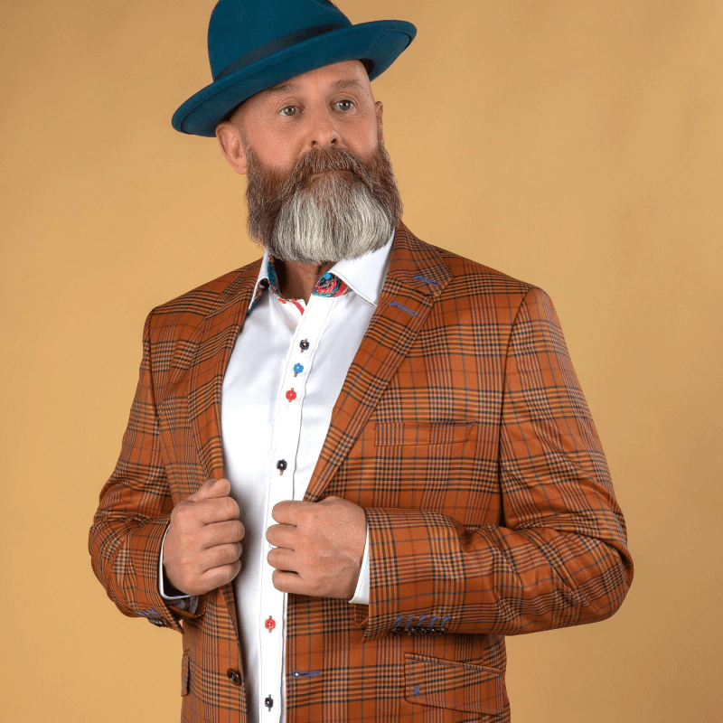 CLAUDIO LUGLI CHECK JACKET CLJ1910