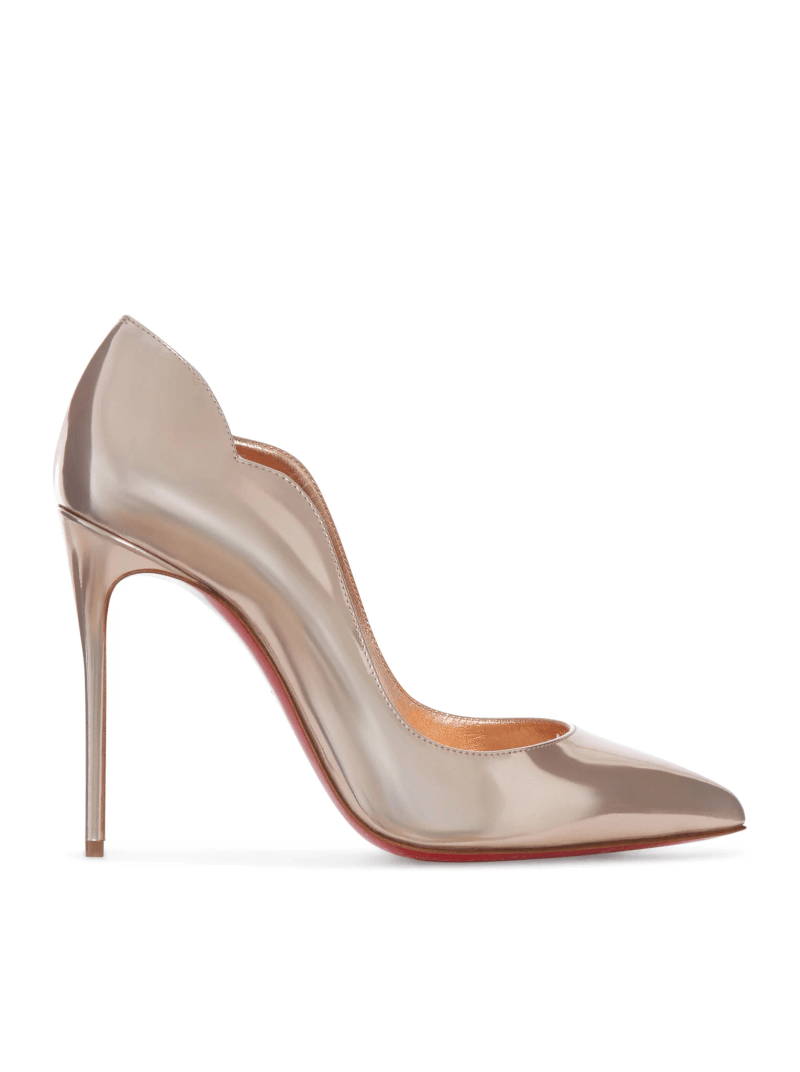 NUDE PATENT LEATHER DÉCOLLETÉ WITH STILETTO HEEL - Christian Louboutin - Woman